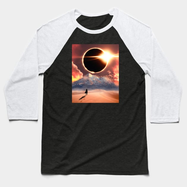 Wuet eclipse Baseball T-Shirt by circlestances